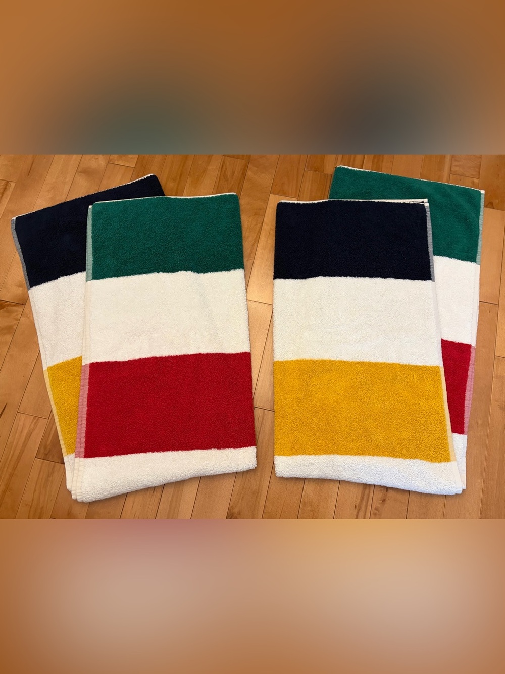 Hudson’s Bay Stripes Oversized Towels - Set of Two